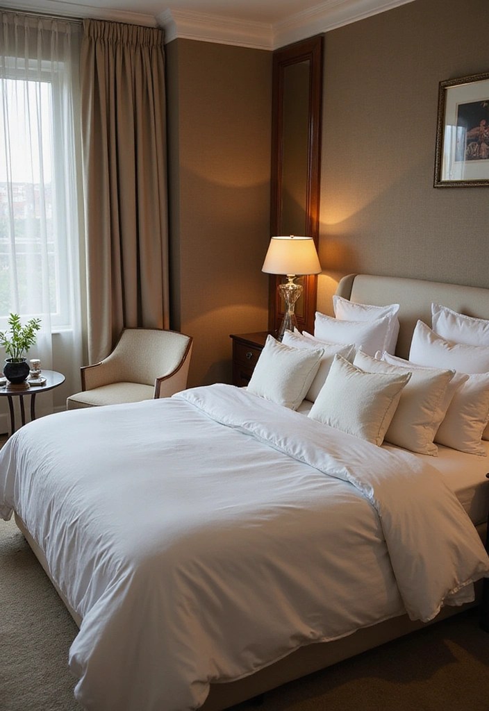 10 Aesthetic Bedding Combos That'll Transform Your Bedroom Into a Cozy Oasis! - 8. Luxurious Hotel-Inspired Bedding