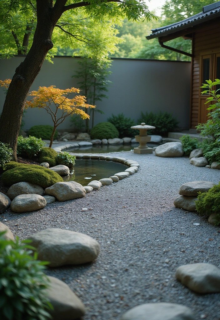 10 Backyard Layout Ideas That Will Transform Your Outdoor Space into a Paradise! - 4. The Relaxing Zen Garden