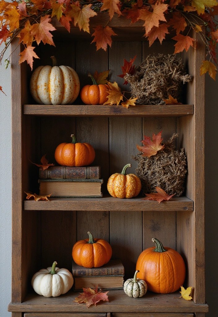 10 Stunning Bookshelf Decor Ideas That Will Transform Your Space (You Won't Believe #5!) - 10. Seasonal Switch-Up