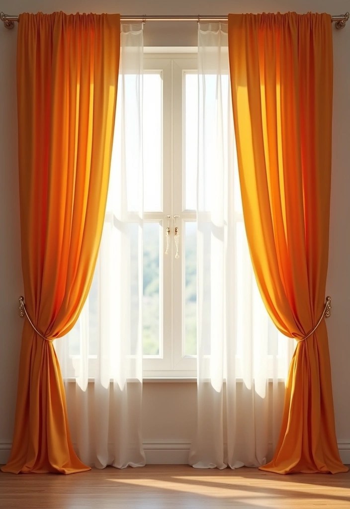 12 Colorful Room Decor Ideas That Will Brighten Up Your Space Instantly! - 5. Bright Curtains