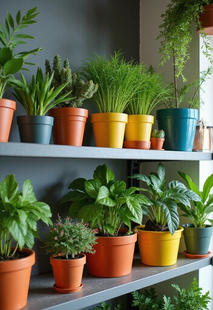 12 Colorful Room Decor Ideas That Will Brighten Up Your Space Instantly! - 7. Decorative Plants