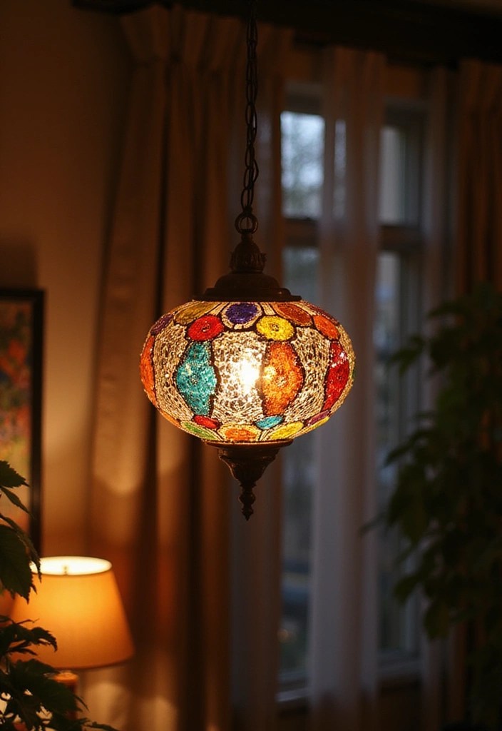 12 Colorful Room Decor Ideas That Will Brighten Up Your Space Instantly! - 8. Fun Lighting Fixtures