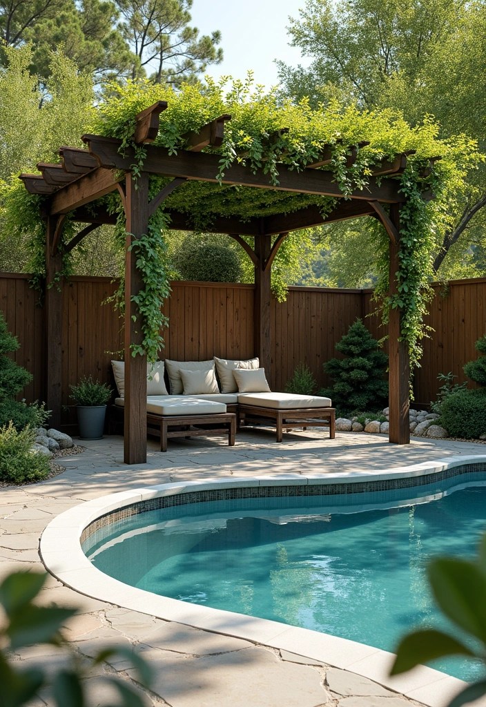 12 DIY Above Ground Pool Landscaping Ideas That Will Transform Your Backyard into a Paradise! - 12. Shade Structures for Comfort