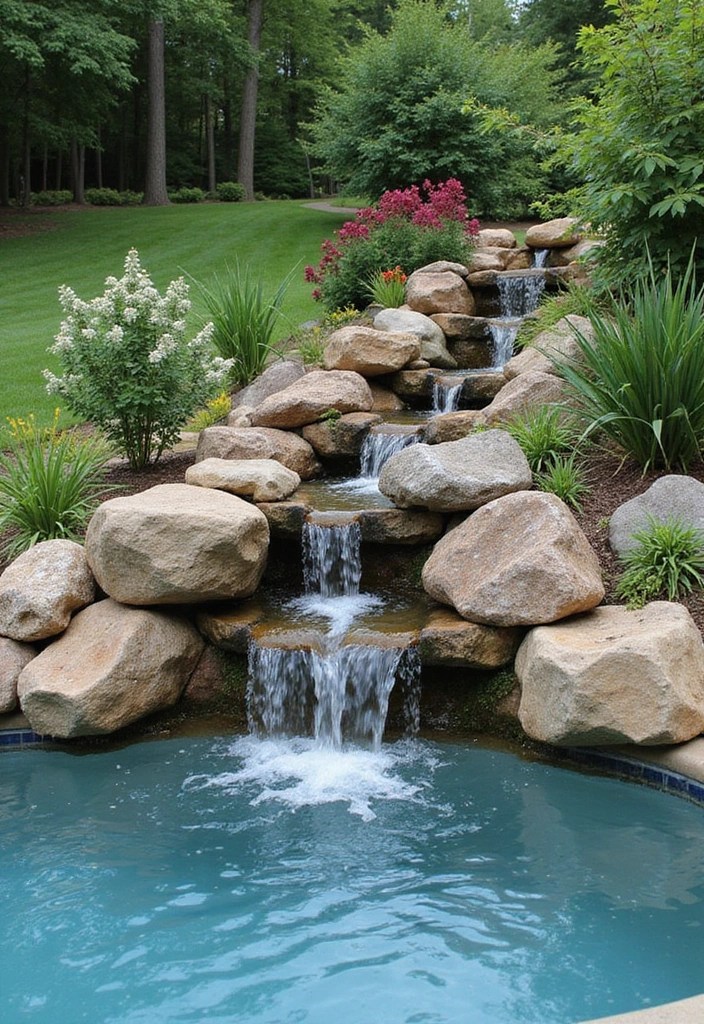 12 DIY Above Ground Pool Landscaping Ideas That Will Transform Your Backyard into a Paradise! - 6. Water Features for Serenity