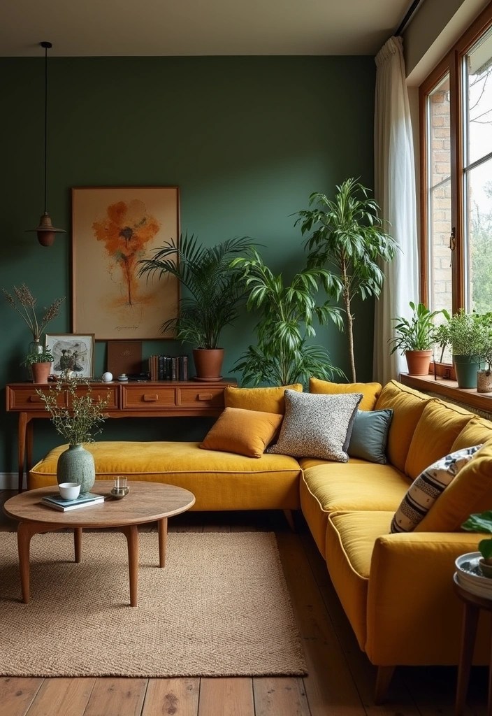 14 Vintage Color Palettes That Will Give Your Home a Timeless Charm! - 13. Rich Olive and Mustard Yellow