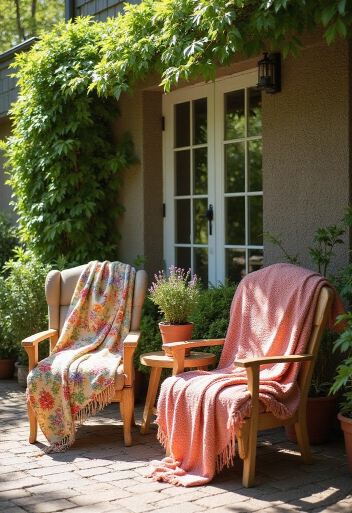 15 Bright Summer Decor Ideas That Will Make Your Home Shine Like the Sun! - 10. Colorful Blankets and Throws