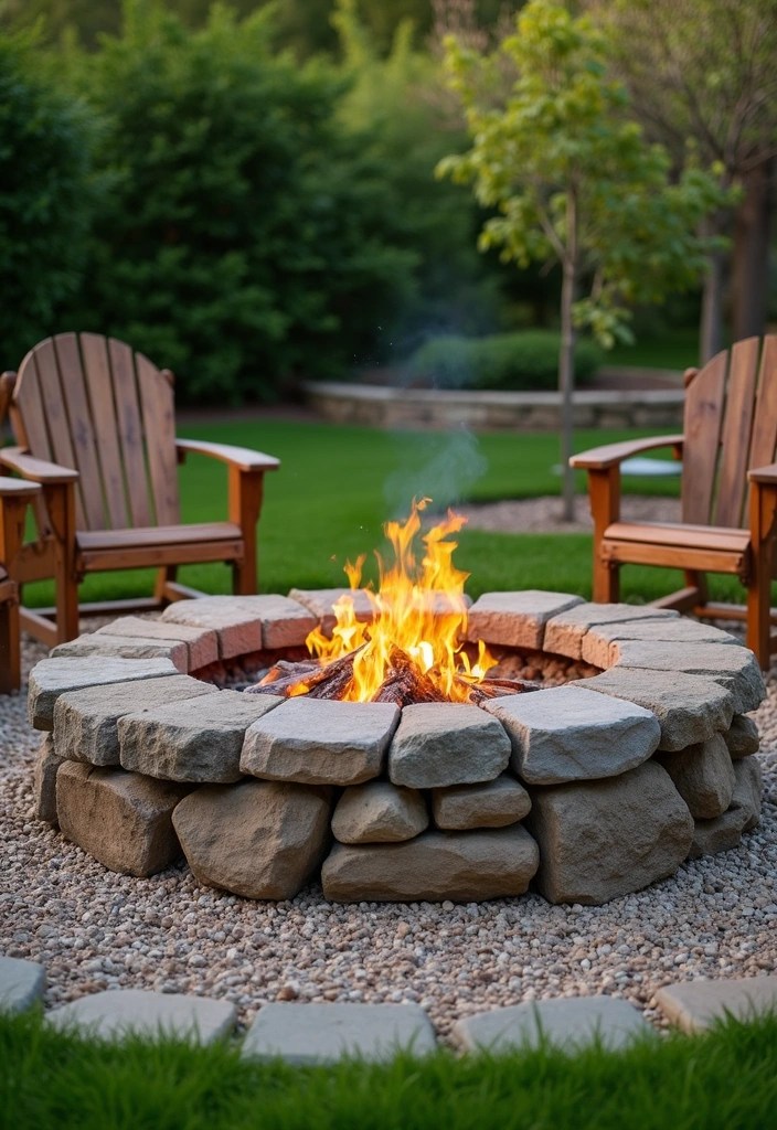 15 Creative Fire Pit Ideas for Your Backyard That'll Make You the Neighborhood Hangout Spot! - 1. The Classic Stone Circle