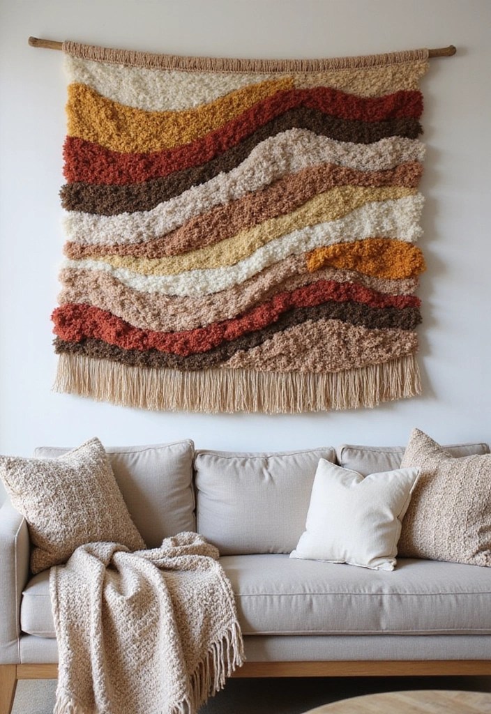 15 DIY Home Aesthetic Projects That Will Transform Your Space Into a Dreamy Oasis! - 7. Textured Wall Hangings