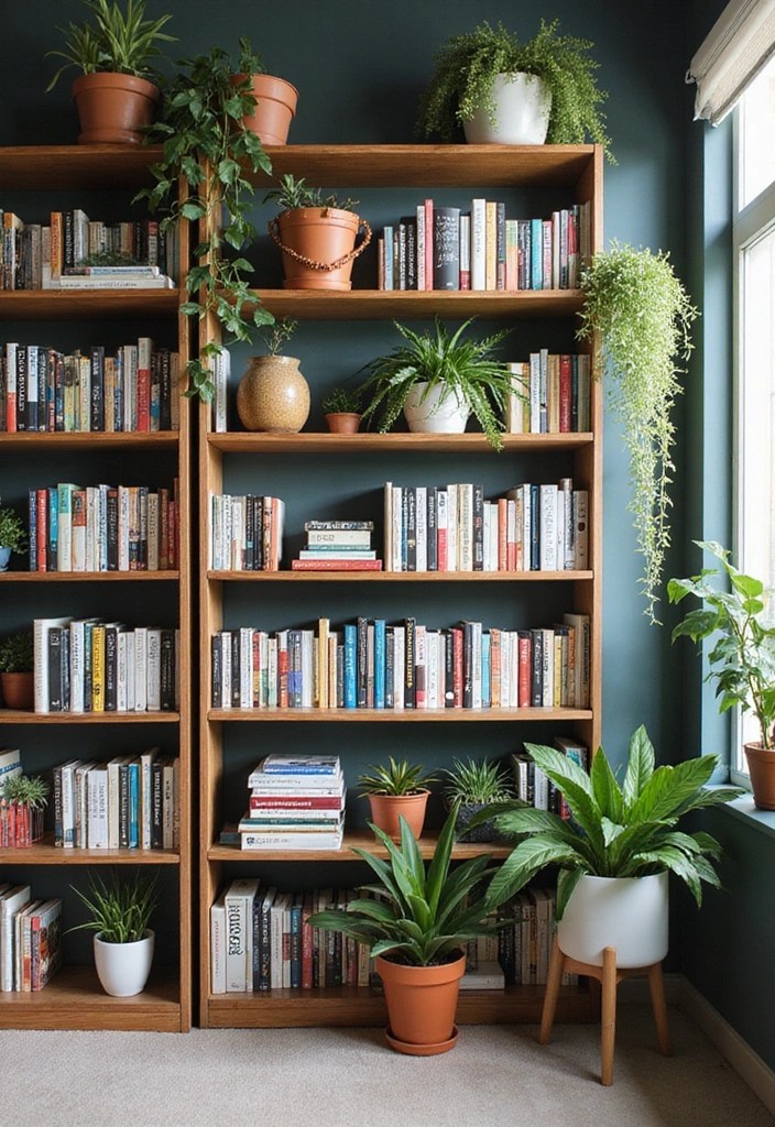 15 Indoor Plants Styling Ideas That Will Transform Your Home into a Lush Paradise! - 3. Shelfie with a Twist
