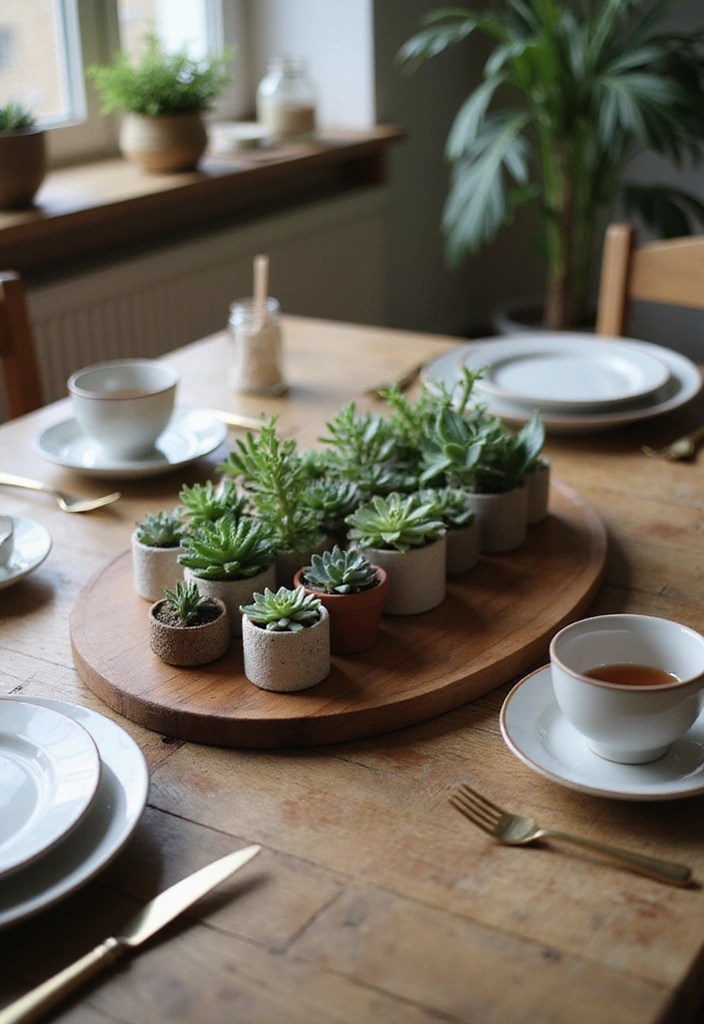 15 Indoor Plants Styling Ideas That Will Transform Your Home into a Lush Paradise! - 6. Dining Table Centerpiece