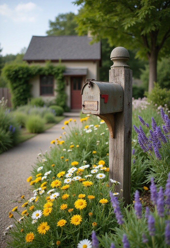 15 Stunning Mailbox Flower Bed Ideas That'll Transform Your Home's Curb Appeal! - 1. The Cottage Classic