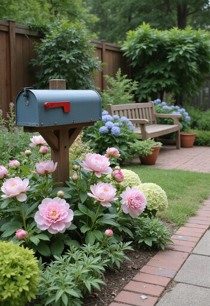 15 Stunning Mailbox Flower Bed Ideas That'll Transform Your Home's Curb Appeal! - 15. Cozy and Comfortable