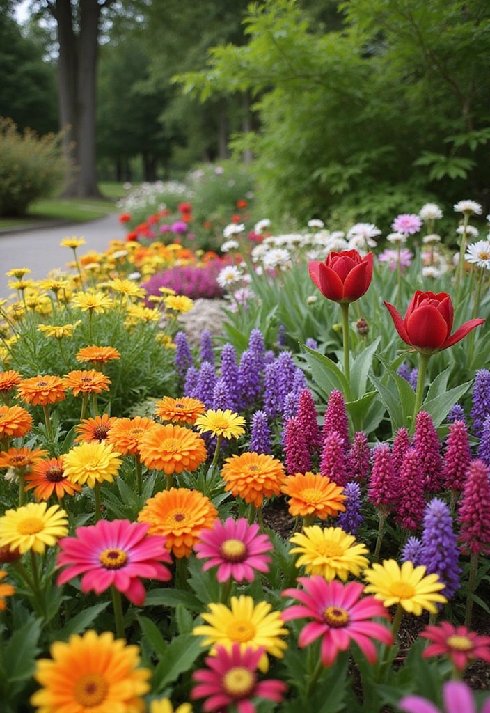 15 Stunning Small Garden Design Ideas to Transform Your Outdoor Space! - 10. Seasonal Blooms: Colors All Year Round