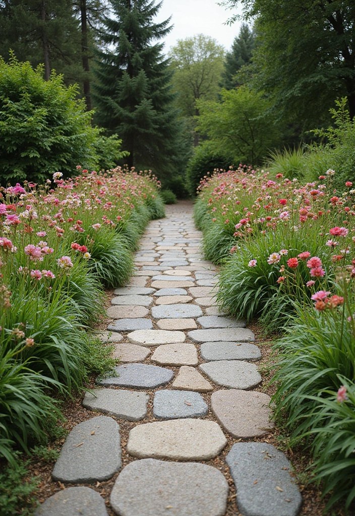 15 Stunning Small Garden Design Ideas to Transform Your Outdoor Space! - 3. Patterned Pathways: Lead the Way