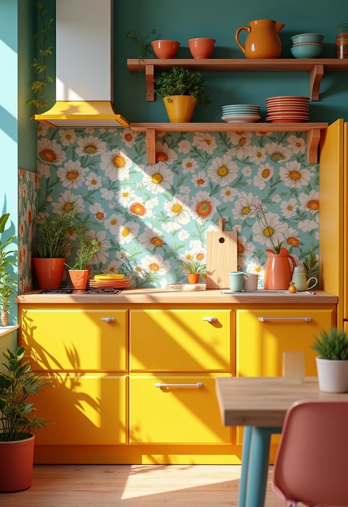 16 Small Kitchen Ideas That Prove Size Doesn't Matter for Style! - 3. Bright Color Palettes