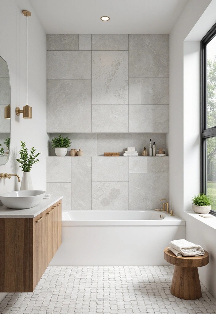 19 Trendy Bathroom Tile Ideas That Will Revamp Your Space (Wait Until You See #10!) - 15. Whiteout