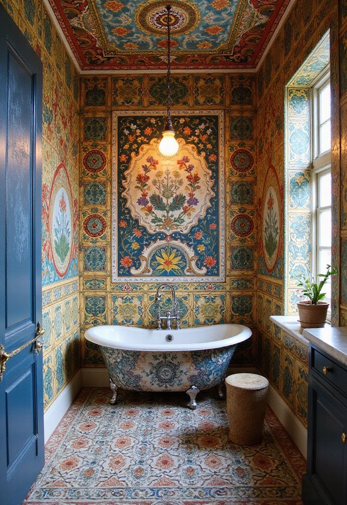 19 Trendy Bathroom Tile Ideas That Will Revamp Your Space (Wait Until You See #10!) - 16. Artistic Expressions