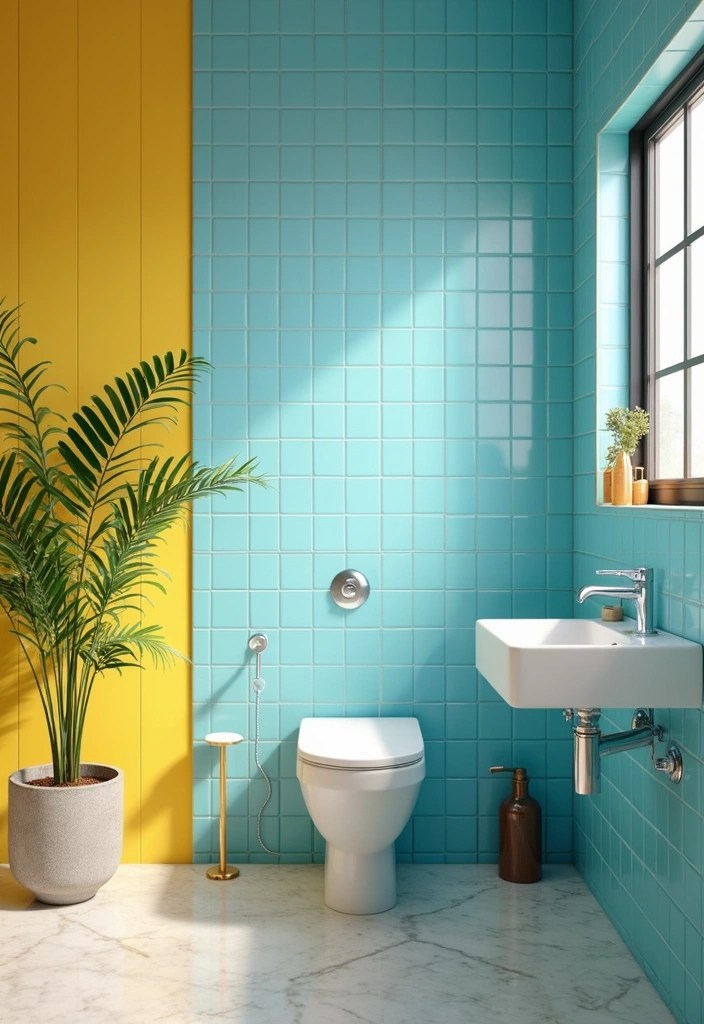 19 Trendy Bathroom Tile Ideas That Will Revamp Your Space (Wait Until You See #10!) - 4. Bold Colors