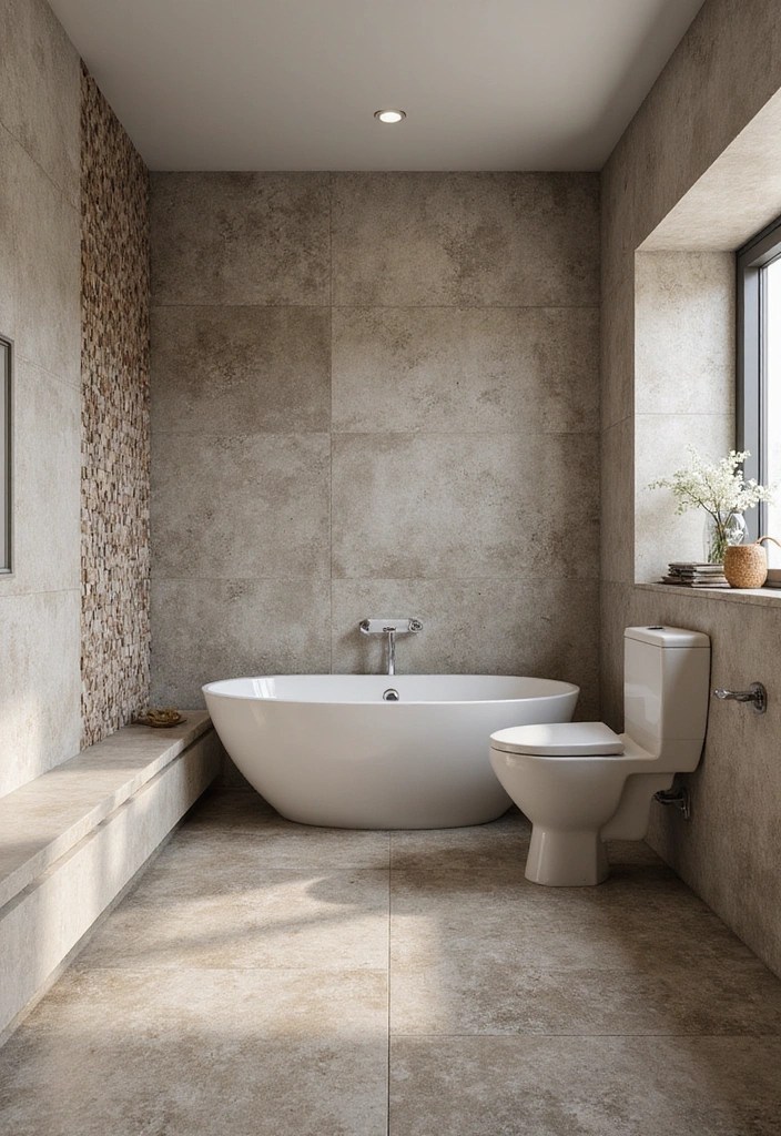 19 Trendy Bathroom Tile Ideas That Will Revamp Your Space (Wait Until You See #10!) - 7. Textured Tiles