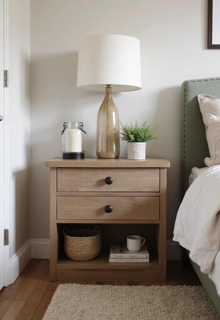 20 Cozy Bedroom Ideas That'll Make You Want to Stay in Bed All Day! - 15. Functional Nightstands