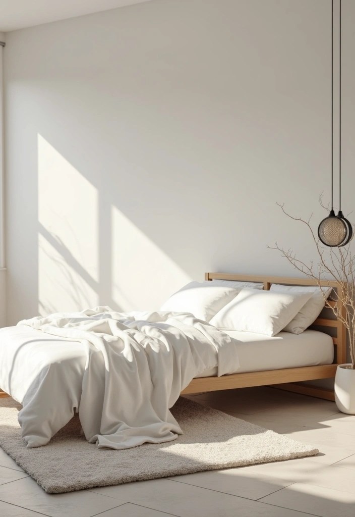 20 Cozy Bedroom Ideas That'll Make You Want to Stay in Bed All Day! - 16. Embrace Minimalism