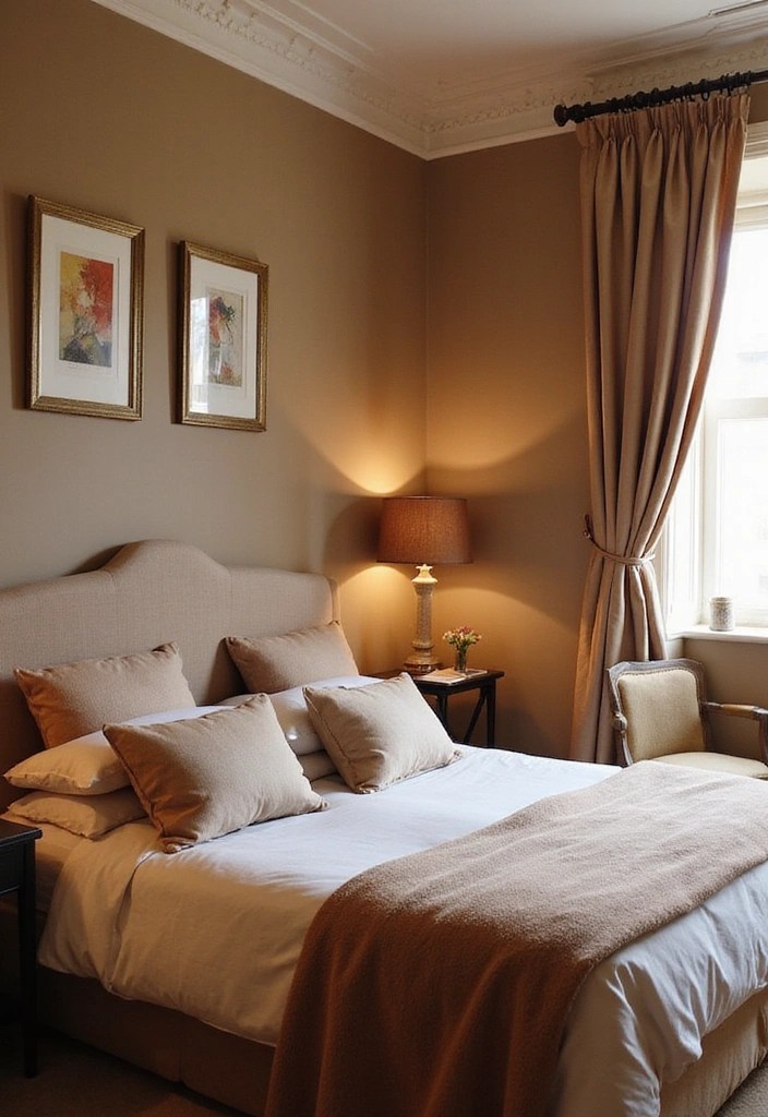 20 Cozy Bedroom Ideas That'll Make You Want to Stay in Bed All Day! - 19. Choose Elegant Fabrics