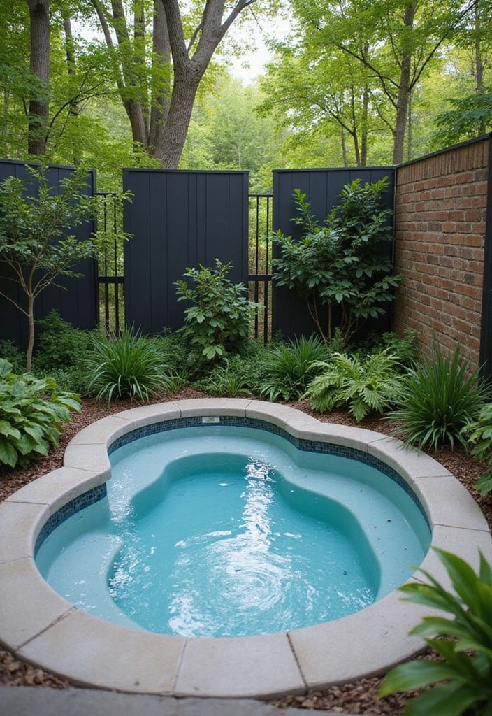 12 Space-Saving Mini Pool Designs Perfect for Small Outdoor Living Areas! - 3. The Spa Experience