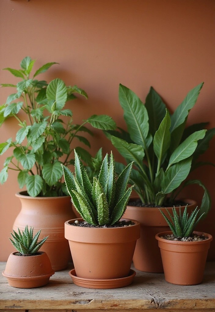 14 Boho Plants Decor Inspo Ideas That Will Make Your Heart Skip a Beat! - 2. Terracotta Pots