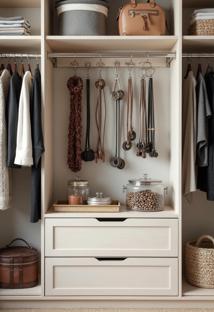 14 Closet Makeover Transformations That Will Inspire You to Start Today! - 10. The Smart Accessory Station
