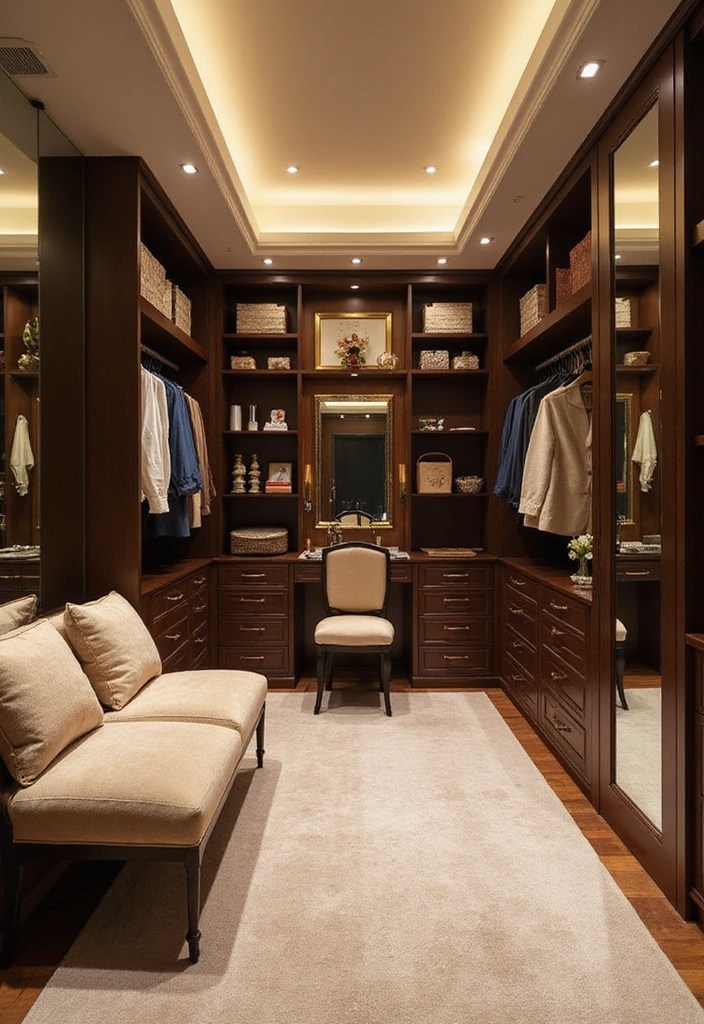 14 Closet Makeover Transformations That Will Inspire You to Start Today! - 12. The Elegant Dressing Room