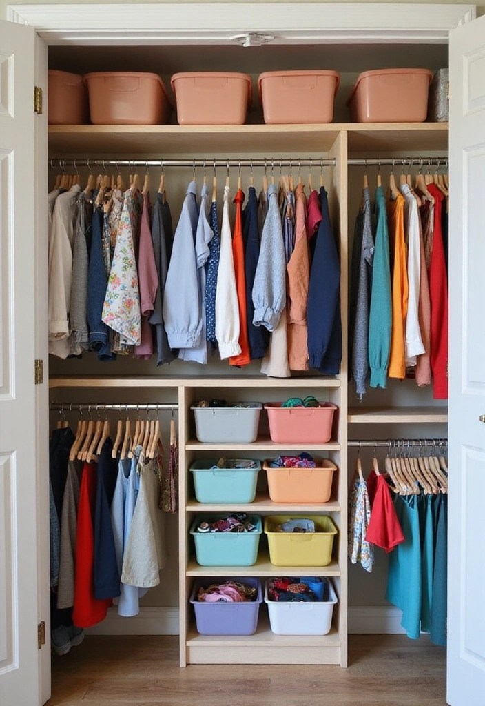 14 Closet Makeover Transformations That Will Inspire You to Start Today! - 2. The Functional Family Closet