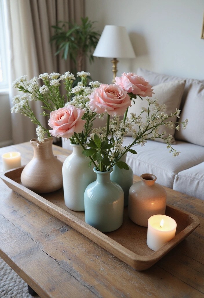 15 Budget-Friendly Living Room Decor Hacks That'll Transform Your Space (Number 12 Will Shock You!) - 10. Thrifted Vases & Centerpieces