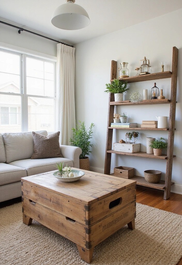 15 Budget-Friendly Living Room Decor Hacks That'll Transform Your Space (Number 12 Will Shock You!) - 12. Upcycled Furniture