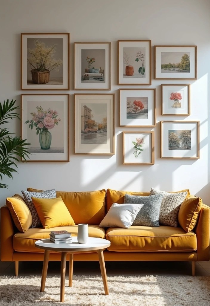 15 Cozy Living Room Inspo Ideas That Will Transform Your Space Instantly! - 3. Statement Art Pieces