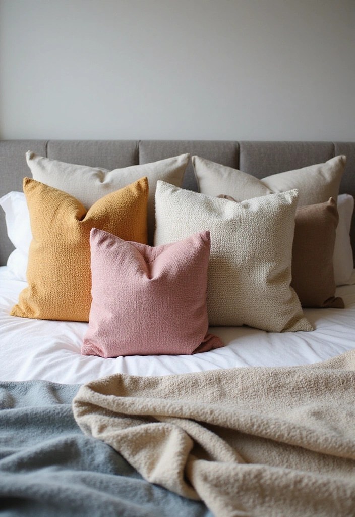 15 Stunning Bedding Inspo Ideas That Will Transform Your Bedroom Overnight! - 14. Incorporate Throw Pillows