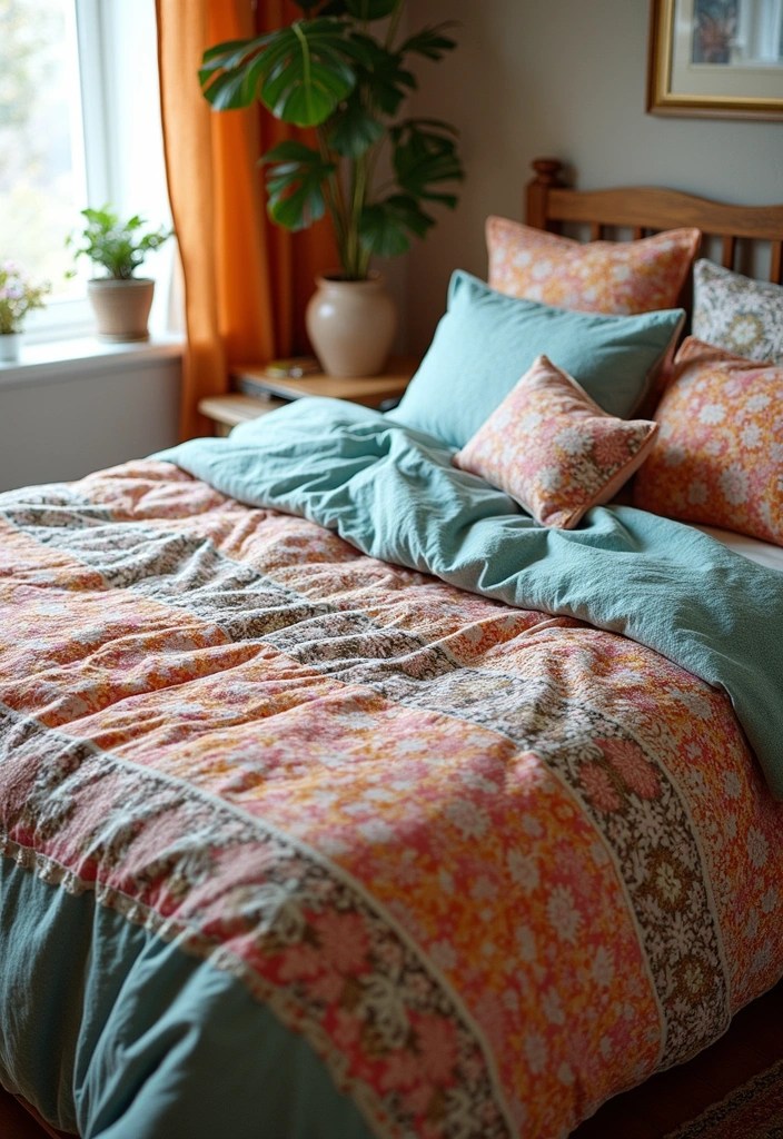 15 Stunning Bedding Inspo Ideas That Will Transform Your Bedroom Overnight! - 4. Mix Patterns Like a Pro
