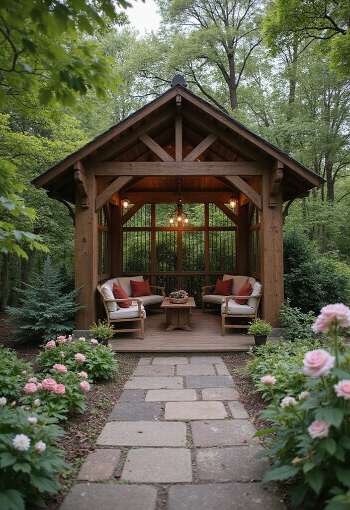 15 Stunning Home Additions for the Back of your House That’ll Transform Your Outdoor Living Space! - 1. Enchanting Gazebo Retreats