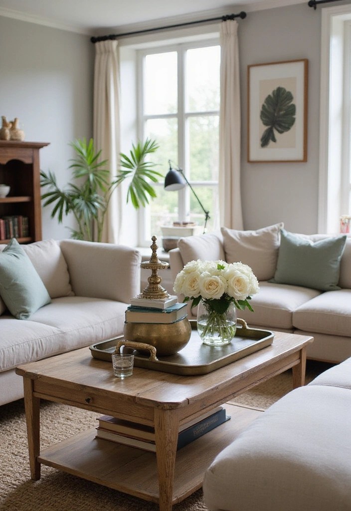 15 Stunning Home Decor Inspo for a Cozy Living Room (You’ll Love #8!) - 3. A Statement Coffee Table