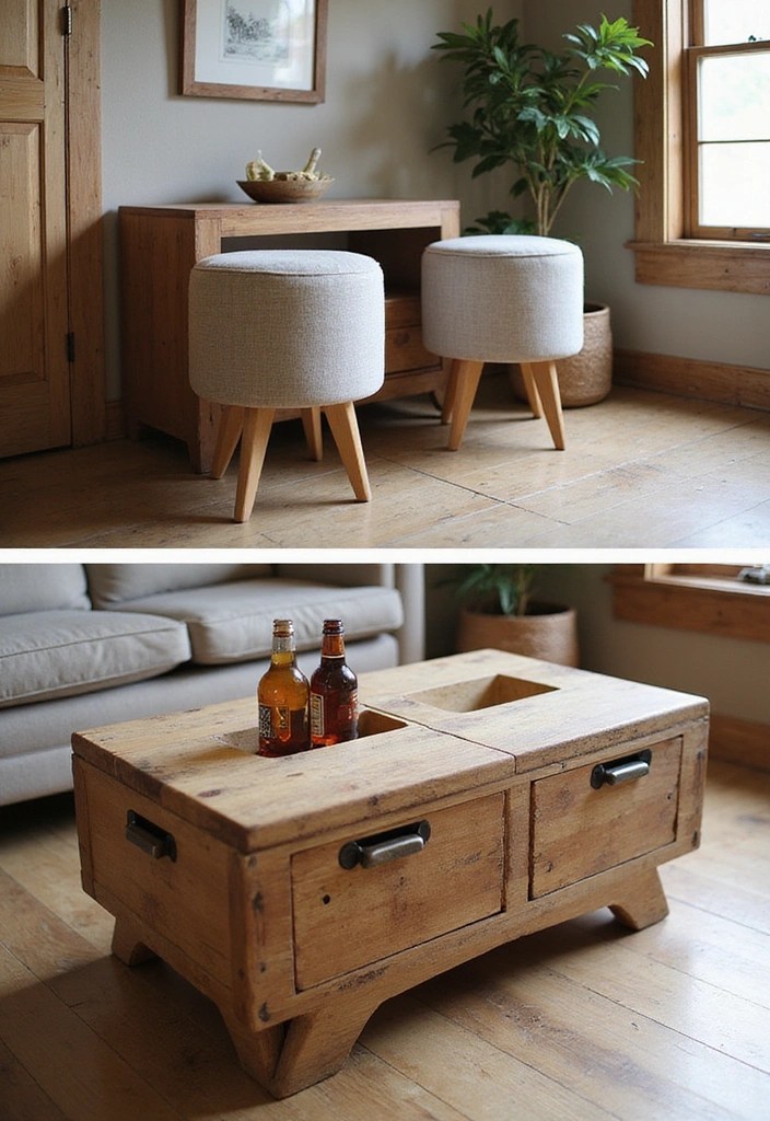 15 Stunning Small Barndo Decor Ideas That'll Make Your Friends Green with Envy! - 13. Multi-functional Furniture