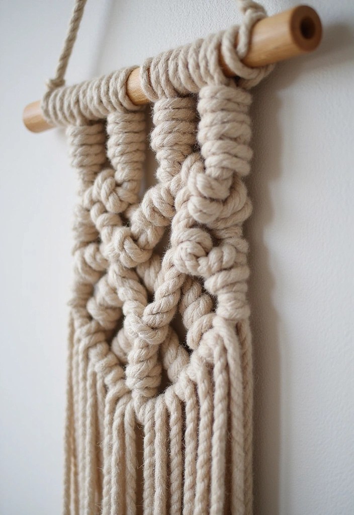 15 Trendy Home Aesthetic DIY Ideas That Won't Break the Bank (Check Out #10!) - 1. Macrame Wall Hangings