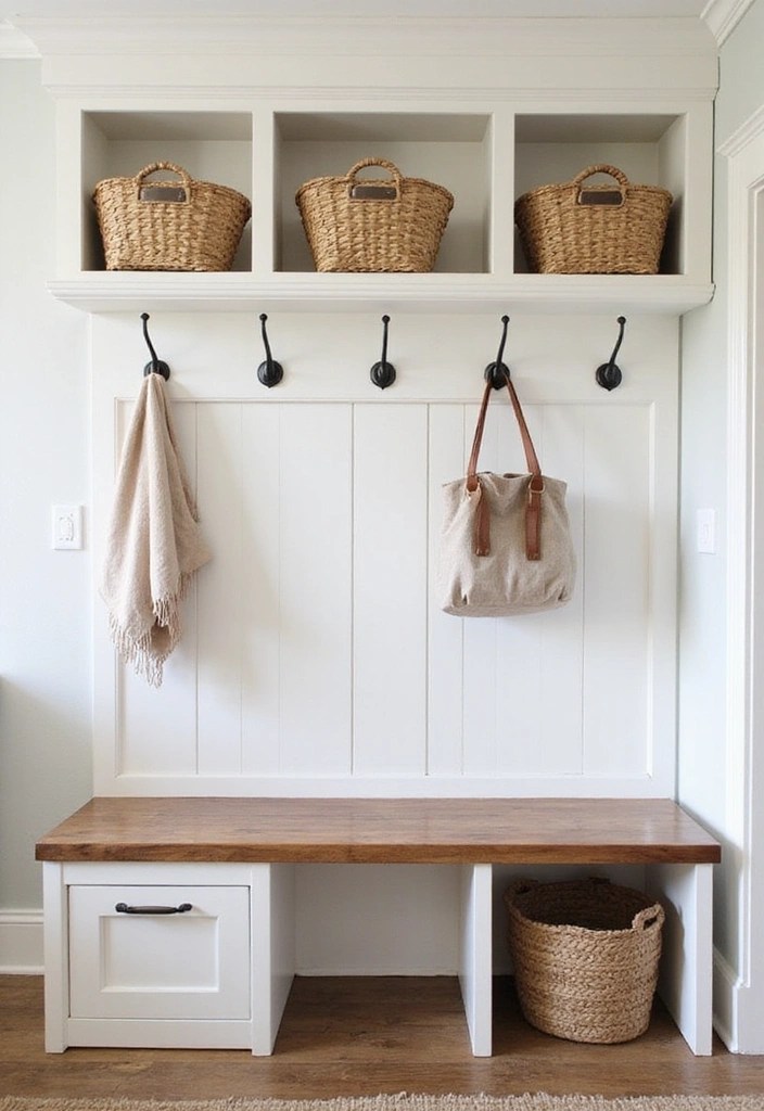 16 Entryway Ideas That'll Make a Stunning First Impression (Your Guests Won't Want to Leave!) - 5. Create a Functional Mudroom