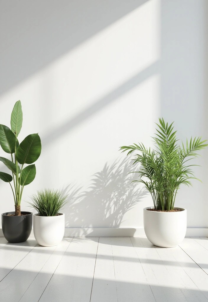16 Modern Plant Decor Ideas That Will Elevate Your Space Instantly (#11 Is a Game Changer!) - 13. Minimalist Plant Styling