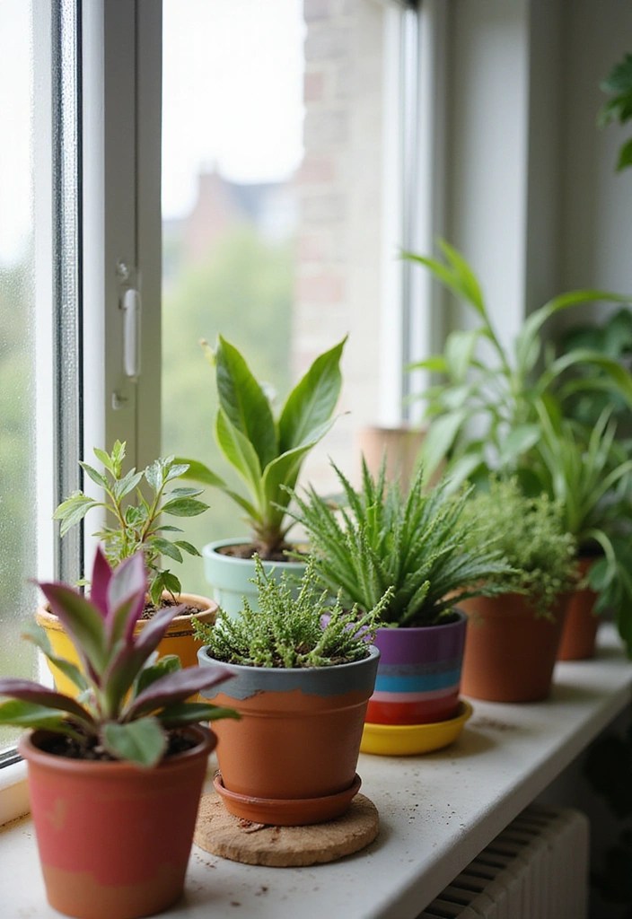 16 Modern Plant Decor Ideas That Will Elevate Your Space Instantly (#11 Is a Game Changer!) - 6. Use of Colorful Pots