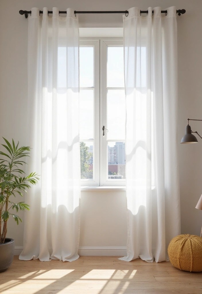19 Minimalist Apartment Decorating Ideas That Will Simplify Your Life (Get Inspired by #7!) - 6. Simplified Window Treatments