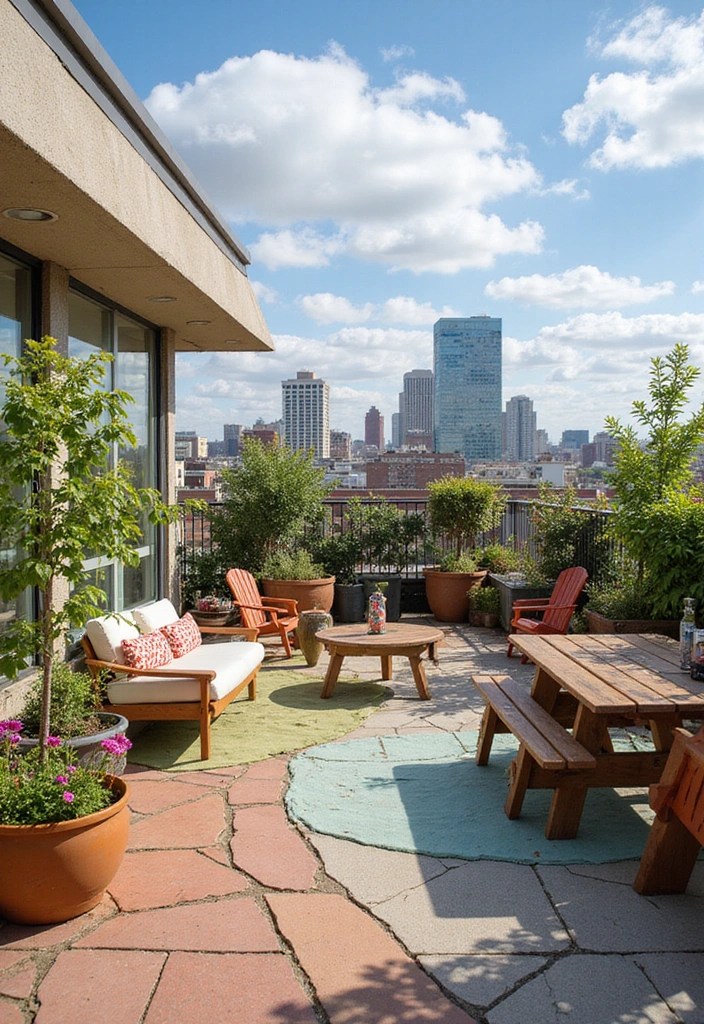 19 Modern Rooftop Patio Designs That Redefine Outdoor Comfort! - 7. Family-Friendly Fun Zone