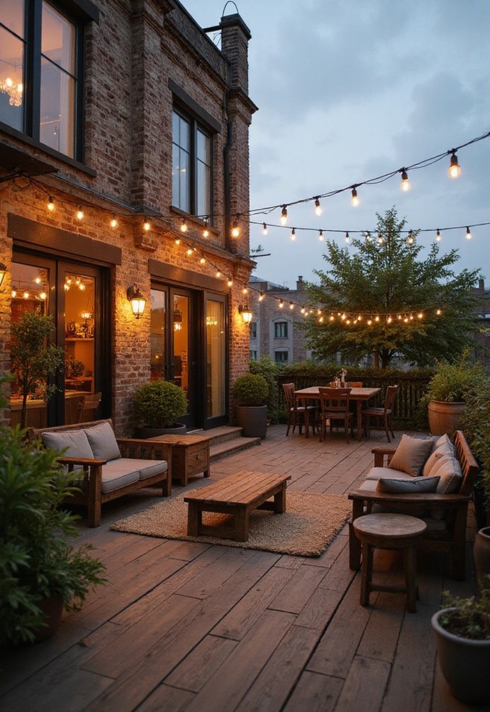 19 Modern Rooftop Patio Designs That Redefine Outdoor Comfort! - 9. Rustic Charm