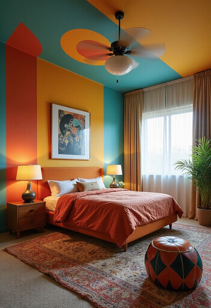 Bedroom Ideas for Men: 15 Masculine Spaces That Redefine Style - 15. Retro Futurism