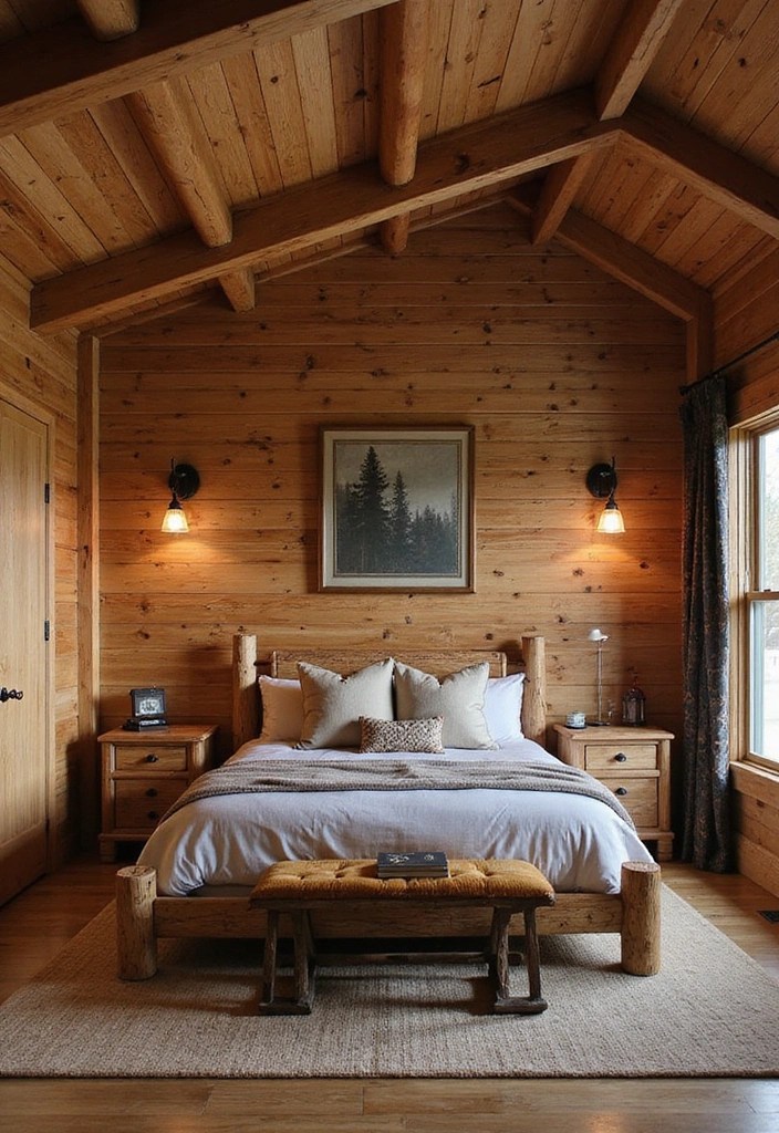 Bedroom Ideas for Men: 15 Masculine Spaces That Redefine Style - 2. Rustic Retreat