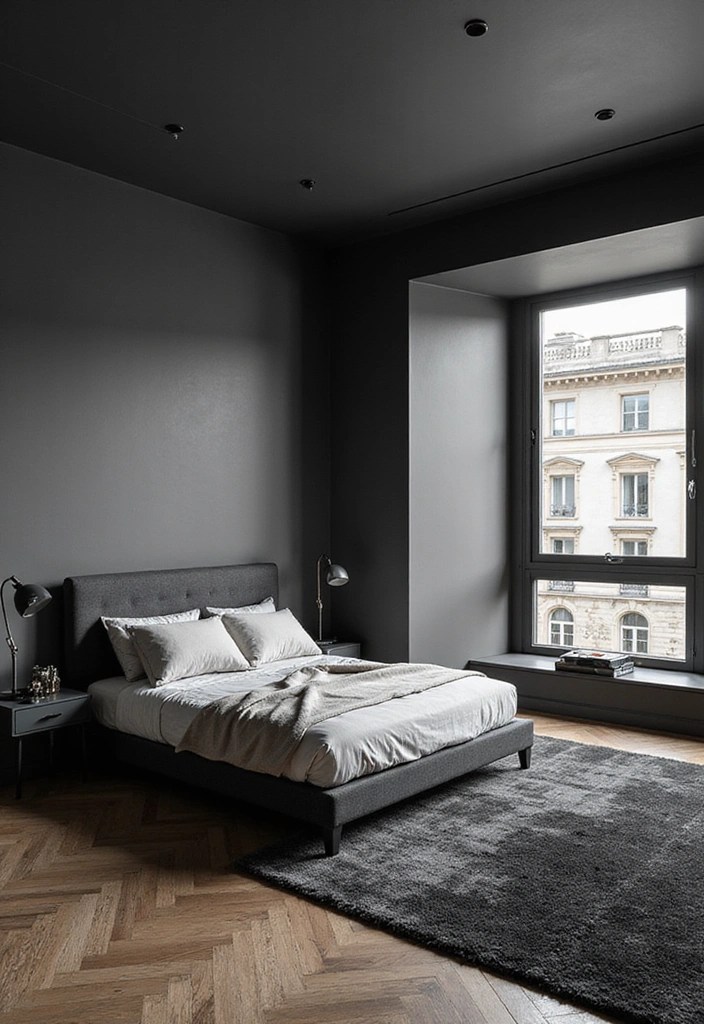Bedroom Ideas for Men: 15 Masculine Spaces That Redefine Style - 5. Monochrome Madness