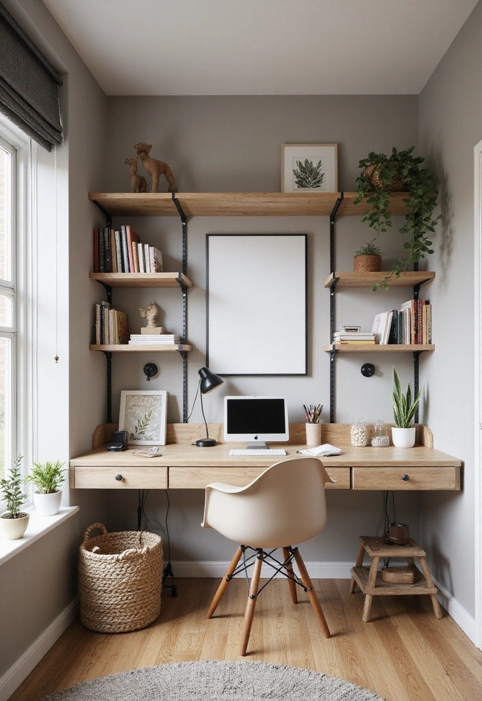 10 Genius Dorm Room Organization Ideas for Two That Will Blow Your Mind! - 7. Wall-Mounted Desks